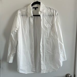 Banana Republic White Linen Button Up, Size XS